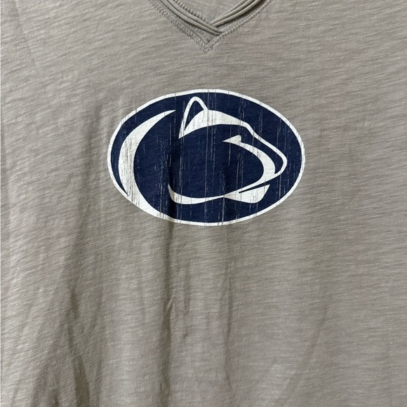 Penn State University Nittany Lions Ladies Fit V-Neck Short Sleeve Tee Shirt XL - Picture 3 of 4